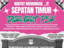 GEMPUR Tangerang Resmi Layangkan Surat Aksi ke Polres Metro Tangerang Kota, Desak Pemberantasan Prostitusi di Sepatan Timur