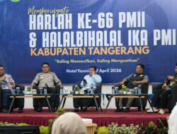 Bupati Tangerang Hadiri Halal Bihalal dan Harlah PMII ke-66, Dorong Peningkatan SDM Generasi Muda